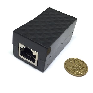 Купить Стабилизатор напряжения RJ45 female to RJ45 female в Минске, доставка по Беларуси
