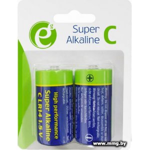 Купить Батарейки EnerGenie Super Alkaline C 2 шт. EG-BA-LR14-01 в Минске, доставка по Беларуси