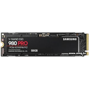 Купить SSD 500Gb Samsung 980 Pro MZ-V8P500BW в Минске, доставка по Беларуси