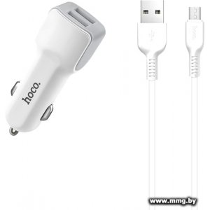Купить Зарядное устройство Hoco Z23 (белый) + кабель MicroUSB в Минске, доставка по Беларуси