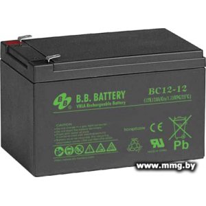 Купить B.B. Battery BC12-12 (12В/12 А·ч) в Минске, доставка по Беларуси