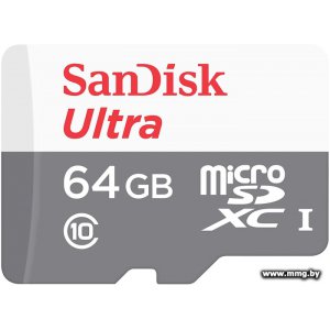 SanDisk 64Gb microSDXC Ultra SDSQUNR-064G-GN3MN