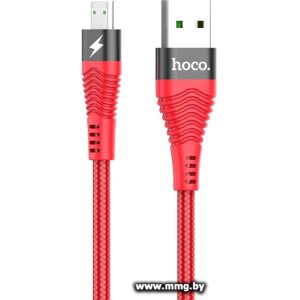 Купить Кабель Hoco U53 microUSB 1.2 м красный в Минске, доставка по Беларуси
