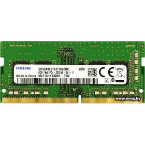 Купить SODIMM-DDR4 8GB PC4-25600 Samsung M471A1K43EB1-CWE в Минске, доставка по Беларуси