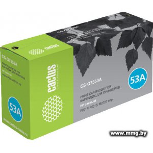 Купить Картридж CACTUS CS-Q7553AS (аналог HP Q7553A) в Минске, доставка по Беларуси