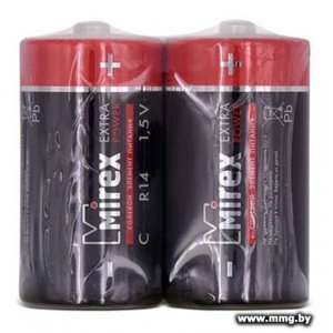 Купить Батарейка Mirex Extra Power C 2 шт 23702-ER14-S2 в Минске, доставка по Беларуси