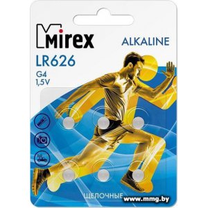Батарейка Mirex LR621 (AG1) блистер 6 шт. 23702-LR621-E6