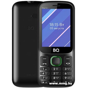 Купить BQ-Mobile BQ-2820 Step XL+ (черный/зеленый) в Минске, доставка по Беларуси