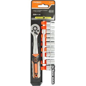 Купить Набор торцевых головок Patriot SSR-1/4 (350004501) в Минске, доставка по Беларуси