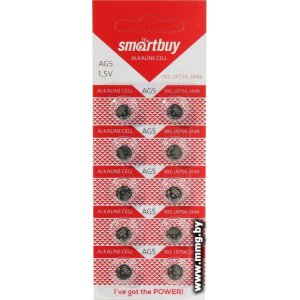 Батарейка Smartbuy AG5 SBBB-AG5-10B
