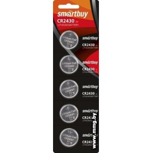 Батарейка Smartbuy CR2430 SBBL-2430-5B
