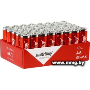 Батарейка Smartbuy AA LR6/40 SBBA-2A40S