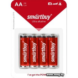 Батарейка Smartbuy LR6/4S AA 4 шт.