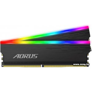 Купить 16GB (2x8GB) PC4-26600 Gigabyte Aorus RGB GP-ARS16G33 в Минске, доставка по Беларуси