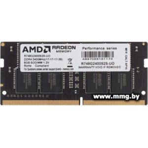 SODIMM-DDR4 8GB PC4-19200 AMD R748G2400S2S-U