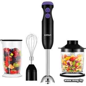 Купить Kitfort KT-3041-1 (черный/фиолетовый) в Минске, доставка по Беларуси