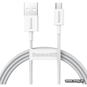 Кабель Baseus CAMYS-02 USB Type-A - microUSB (1 м, белый)