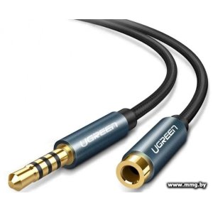 Кабель Ugreen AV118 40672 3.5 мм - 3.5 мм (0.5 м, черный/си