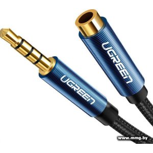 Кабель Ugreen AV118 40674 3.5 мм - 3.5 мм (1.5 м, черный/си