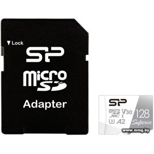 Купить Silicon-Power 128GB microSDXC Superior SP128GBSTXDA2V20SP в Минске, доставка по Беларуси
