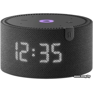 Купить Яндекс Станция Мини 2 с часами (черный оникс) YNDX-00020K в Минске, доставка по Беларуси