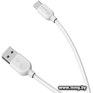 Кабель Borofone BX14 Type-C 1 м (белый)