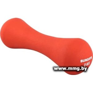 Купить Гантели Sundays Fitness IR92004-D 2 кг (красный) в Минске, доставка по Беларуси