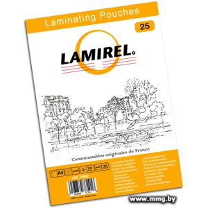 Купить Lamirel А4 125 мкм 25 шт LA-78802 в Минске, доставка по Беларуси