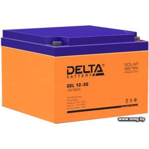 Купить Delta GEL 12-26 (12В/26 А·ч) в Минске, доставка по Беларуси