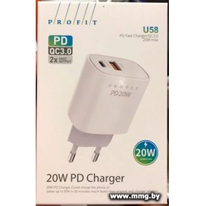 Зарядное устройство Profit U58 (белый)