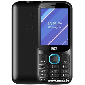 Купить BQ-Mobile BQ-2820 Step XL+ (черный/голубой) в Минске, доставка по Беларуси