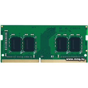 Купить SODIMM-DDR4 16GB PC4-25600 GOODRAM GR3200S464L22/16G в Минске, доставка по Беларуси