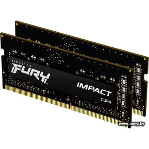 Купить SODIMM-DDR4 64GB (2x32GB) PC4-25600 Kingston KF432S20IBK2/64 в Минске, доставка по Беларуси