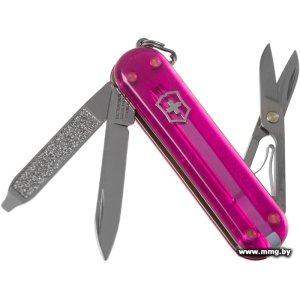 Купить Мультитул Victorinox Classic SD Transparent (розовый) в Минске, доставка по Беларуси