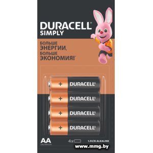 Батарейка DURACELL Simply AA LR6 16 шт.