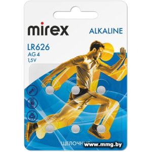 Купить Батарейка Mirex LR626 6 шт 23702-LR626-E6 в Минске, доставка по Беларуси