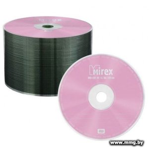 Купить Диск DVD+RW Mirex 4.7Gb 4x UL130022A4T (50 шт ) в Минске, доставка по Беларуси