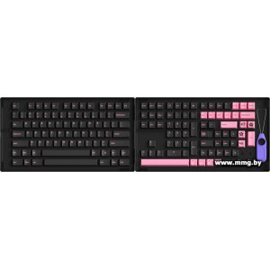 Набор кейкапов Akko Black & Pink Cherry Profile keycaps 229