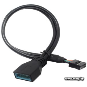 Кабель ExeGate USB 2.0 10 pin - 20 pin EX-CC-U3U2-0.3