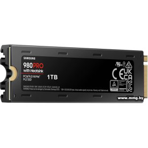 Купить SSD 1Tb Samsung 980 Pro (с радиатором) MZ-V8P1T0CW в Минске, доставка по Беларуси