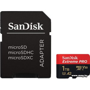 Купить SanDisk 1TB microSDXC Extreme PRO SDSQXCD-1T00-GN6MA в Минске, доставка по Беларуси