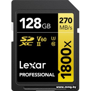 Lexar 128Gb SDXC 1800x Professional LSD1800128G-BNNNG
