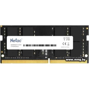 Купить SODIMM-DDR5 16GB PC5-38400 Netac Basic NTBSD5N48SP-16 в Минске, доставка по Беларуси