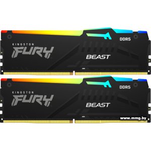 Купить 32Gb (2x16Gb) PC5-41600 Kingston KF552C40BBAK2-32 в Минске, доставка по Беларуси