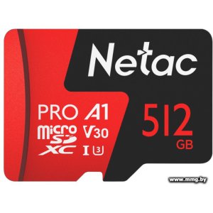 Netac 512GB microSDXC P500 Extreme Pro NT02P500PRO-512G-R