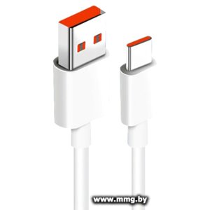 Кабель Xiaomi 6A USB 2.0 Type-A/Type-C BHR6032GL (H26250) (1 м, белый)