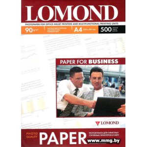 Фотобумага Lomond A4 90 г/кв.м. 500 листов (0102131)