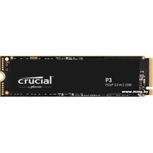 Купить SSD 500GB Crucial P3 CT500P3SSD8 в Минске, доставка по Беларуси