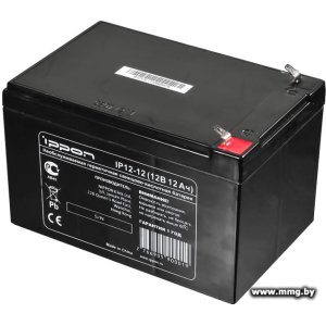 Купить IPPON IP12-12 (12В/12 А·ч) в Минске, доставка по Беларуси
