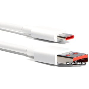 Кабель Xiaomi 6A USB Type-A - USB Type-C BHR4915CN (1 м, белый)